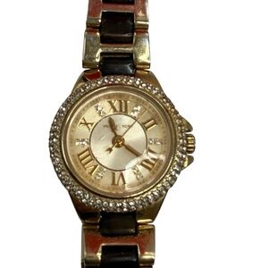 Michael Kors Petite Camille watch,MK4291, rhinestone dial tortoise acetate links